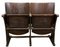 Vintage 2-Seater Cinema Bench from Thonet, 1950s, Image 1