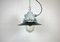 Grey Cast Aluminium Explosion Proof Lamp with Enameled Shade from Elektrosvit, 1970s 2