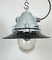 Grey Cast Aluminium Explosion Proof Lamp with Enameled Shade from Elektrosvit, 1970s 6