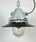 Grey Cast Aluminium Explosion Proof Lamp with Enameled Shade from Elektrosvit, 1970s, Image 6