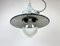 Grey Cast Aluminium Explosion Proof Lamp with Enameled Shade from Elektrosvit, 1970s, Image 10