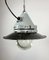 Grey Cast Aluminium Explosion Proof Lamp with Enameled Shade from Elektrosvit, 1970s 12