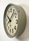 Industrial Grey Factory Wall Clock from Pragotron, 1950s, Image 3