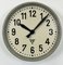 Industrial Grey Factory Wall Clock from Pragotron, 1950s, Image 7