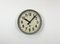 Industrial Grey Factory Wall Clock from Pragotron, 1950s, Image 2