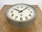 Industrial Grey Factory Wall Clock from Pragotron, 1950s, Image 10