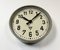 Industrial Grey Factory Wall Clock from Pragotron, 1950s, Image 6