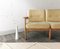 Mid-Century Two-Seater Sofa in Teak and Beige, 1960 12