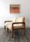 Mid-Century Zwei-Sitzer Sofa aus Teak & Beige, 1960 3