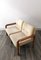 Mid-Century Zwei-Sitzer Sofa aus Teak & Beige, 1960 4