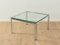 Vintage Steel and Glass Coffee Table, 1960s 1