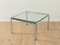 Vintage Steel and Glass Coffee Table, 1960s, Image 1