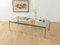 Vintage Steel and Glass Coffee Table, 1960s, Image 2