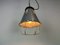 Industrial Grey Aluminium Cage Pendant Lamp, 1970s 17