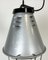 Industrial Grey Aluminium Cage Pendant Lamp, 1970s 3