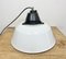 Industrial White Enamel and Cast Iron Pendant Light, 1960s, Image 14