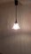 Small Vintage Ceiling Lamp on Black Plastic Mounting, 1980s, Image 5