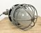 Large Industrial Cast Aluminium Cage Pendant Light from Polam Wilkasy, 1960s, Image 12