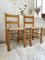 Stuhl aus Stroh & Kiefernholz, Mountain Furniture von Charlotte Perriand, 1950er, 2er Set 13