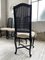 Black Lacquer Dining Chairs, 1970s, Set of 4 21