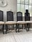 Black Lacquer Dining Chairs, 1970s, Set of 4 12