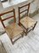 Straw and Beech Dining Chairs, 1950s, Set of 2, Image 15