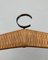 Mid-Century Iron and Rattan Coat Hangers in the style of Carl Auböck, 1960s, Set of 3, Image 6