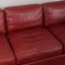 Mid-Century Italian 3-Seater Sofa in Aniline Leather with Goose Down Filled Cushions, 1970s 13