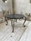 Metal & Black Marble Coffee Table by René Drouet, 1930s, Image 17