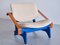 Blue Jumbo Lounge Chair by Olof Ottelin for Keravan Stockmann Finland, Late 1950s, Image 4