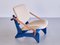 Blue Jumbo Lounge Chair by Olof Ottelin for Keravan Stockmann Finland, Late 1950s 12