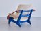 Blue Jumbo Lounge Chair by Olof Ottelin for Keravan Stockmann Finland, Late 1950s 8