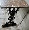 French Marble Topped Cast Iron Console Table, 1890, Image 6