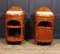 Art Nouveau Bedside Cabinets in Amboyna, 1900s, Set of 2 16