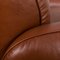 Vintage Italian Space Age Lounge Chairs in Brown Leatherette in the style of Bellini & Frattini, 1970s, Set of 2, Image 12