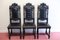 Vintage Victorian Hand-Carved Lion Dining Chairs, Set of 6, Image 18