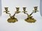 Antique French Candleholders in Bronze, 1890, Set of 2 1