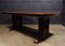 Art Deco Refectory Table in Macassar Ebony and Oak, 1920s, Image 11