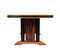 Art Deco Refectory Table in Macassar Ebony and Oak, 1920s, Image 3