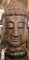 Artiste Cambodgien, Sculpture Tête de Bouddha, 18ème Siècle, Pierre 18