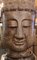 Artiste Cambodgien, Sculpture Tête de Bouddha, 18ème Siècle, Pierre 5