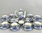 Set de Vaisselle The Brook Bleu de Staffordshire England, 1960s, Set de 67 1