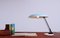 Ufo Shaped Baby Blue Table Lamp in Metal by Nedalo, 1950s 14