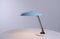 Ufo Shaped Baby Blue Table Lamp in Metal by Nedalo, 1950s, Image 18