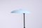 Lampe de Bureau en Forme d'OVNI Bleu Bébé en Métal par Nedalo, 1950s 5
