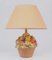 Lámpara de mesa Fruit Basket de cerámica Capodimonte, Italia, 1986, Imagen 1