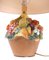 Lámpara de mesa Fruit Basket de cerámica Capodimonte, Italia, 1986, Imagen 7