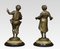 Französische Spelter Figuren, 1890er, 2er Set 6