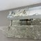 Large Hollywood Regency Cubic Ice Glass Wall Light attributed to Kalmar Lights, 1960s 19
