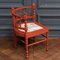 Early 20th Century Corner Armchair in White Marble with Red Patina, China 9